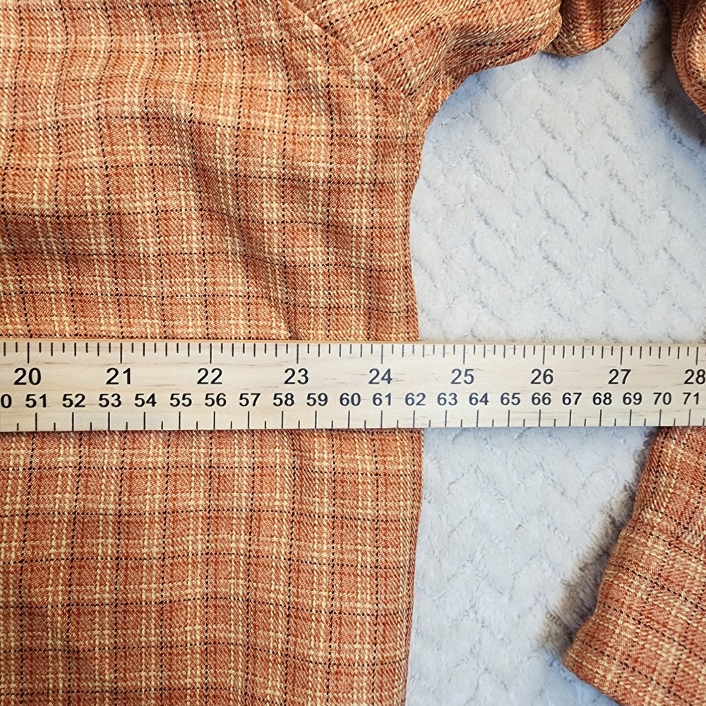 ExOfficio Men's Plaid Long Sleeve Button Up Shirt Size XL - Picture 5 of 8
